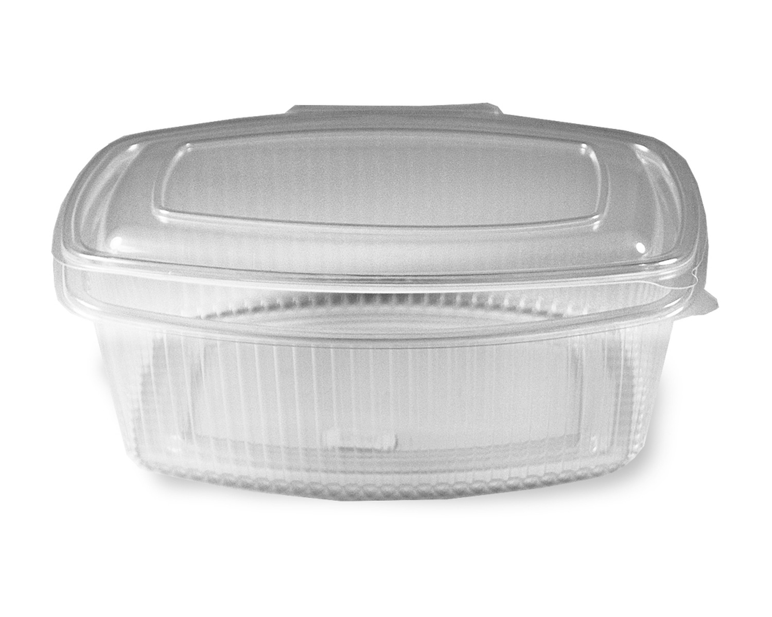 Feinkostbecher klar mit angeh�ngtem Deckel 1000 ml PP, 50 Stk.