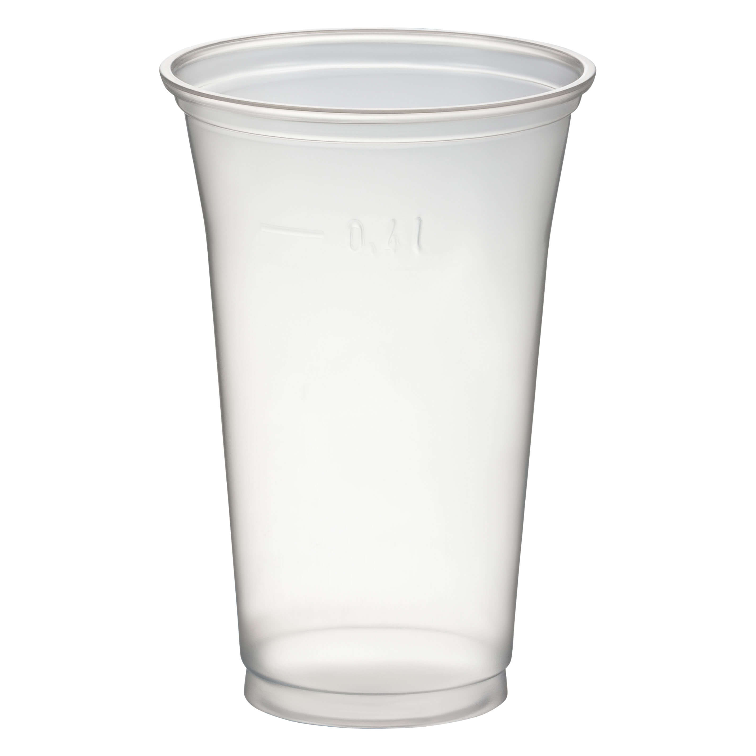 Trinkbecher Smoothiebecher Dessertbecher 400 ml, � 95mm, PET, glasklar, 50 Stk.