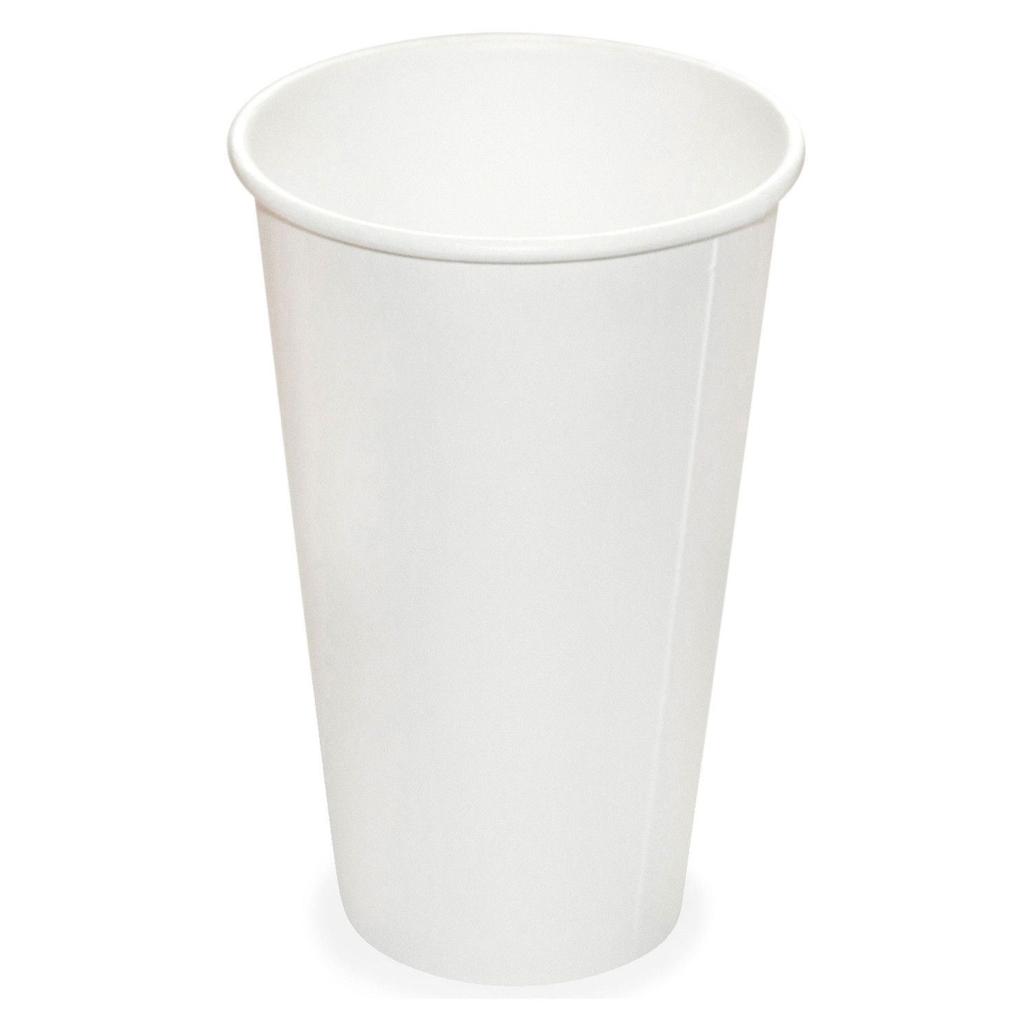 Hei�- und Kaltgetr�nkebecher Pappbecher wei� 400ml 510ml, � 90mm, 50 Stk.