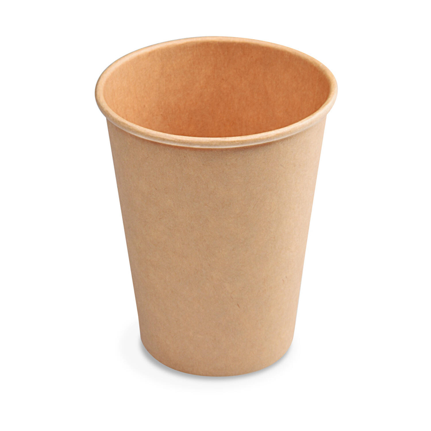 Hei�- und Kaltgetr�nkebecher Pappbecher braun 350ml 420ml L � 90mm, 50 Stk.