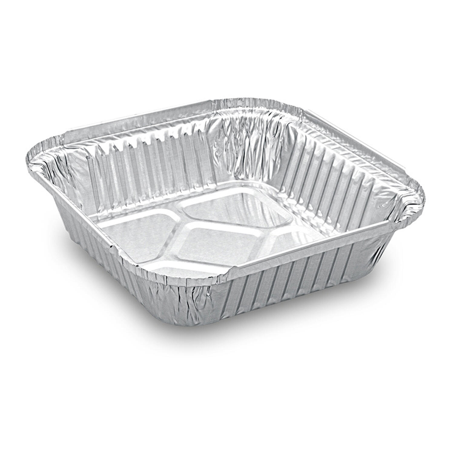 Alu-Servierschalen Men�schale 500ml 164x164x36mm, 100 Stk.