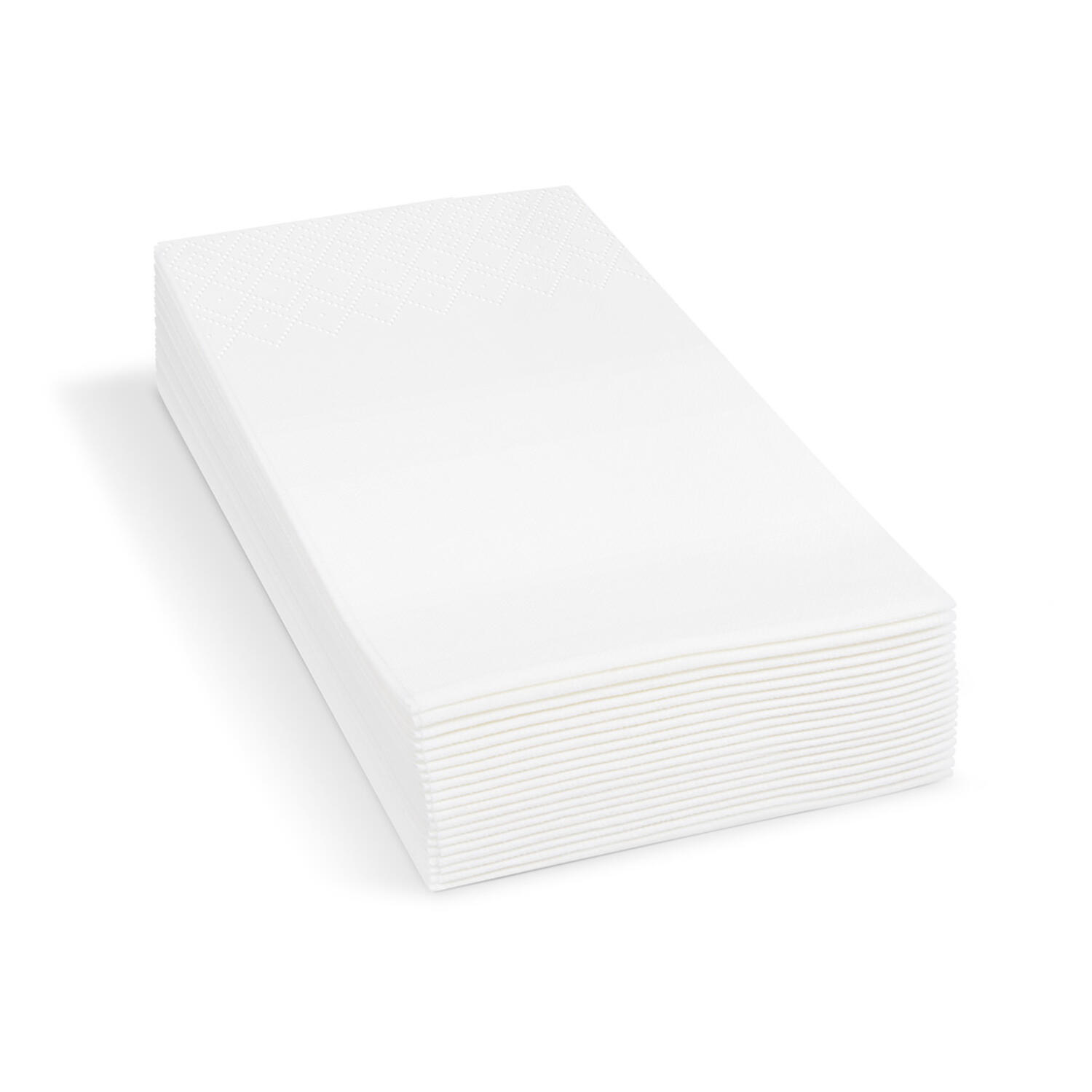 Servietten 33 x 33 cm 1/8 -Kopffalz, 2-lagig wei, 250 Stk.