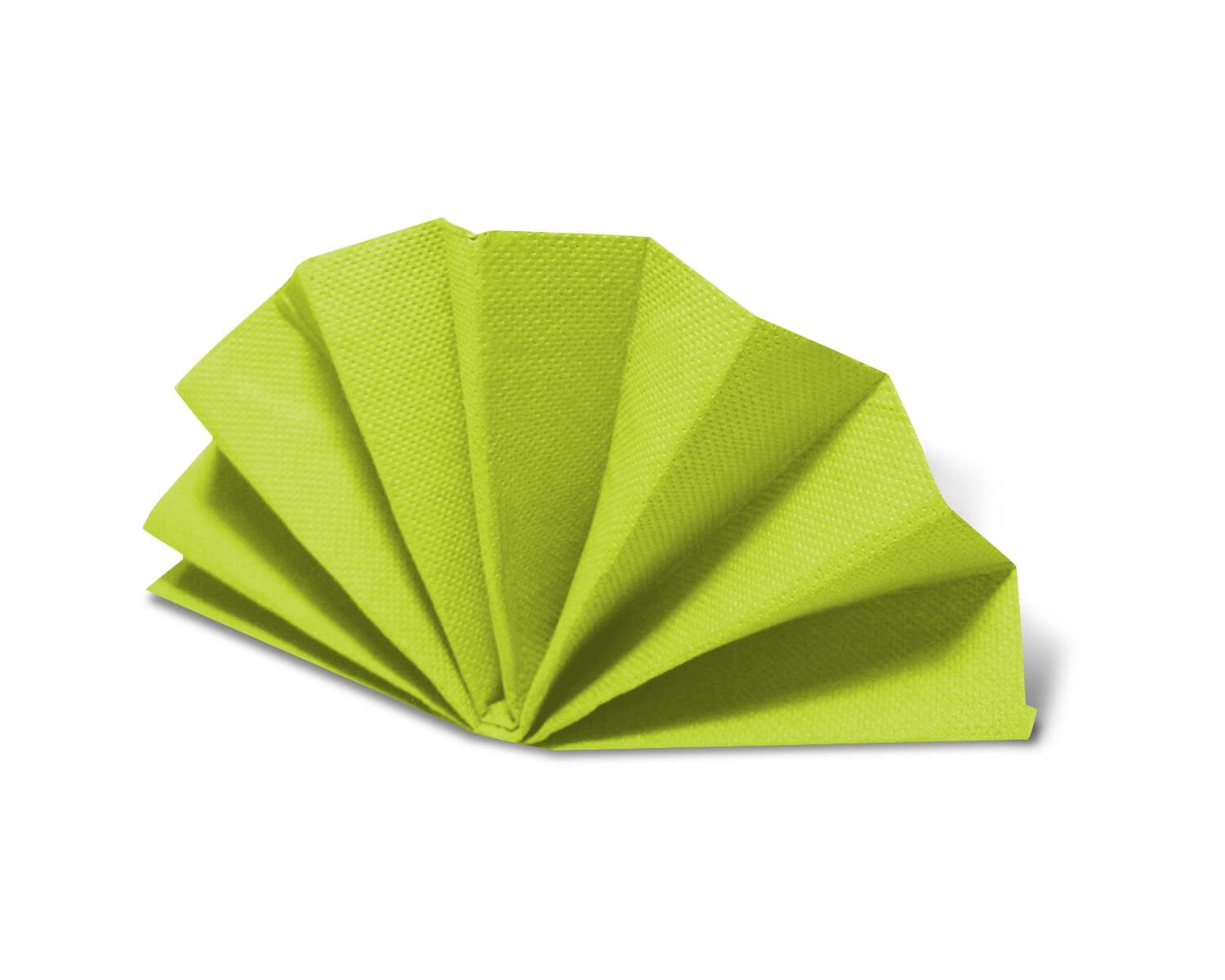 Servietten DekoStar 38 x 38 cm, gelbgrn, 50 Stk.