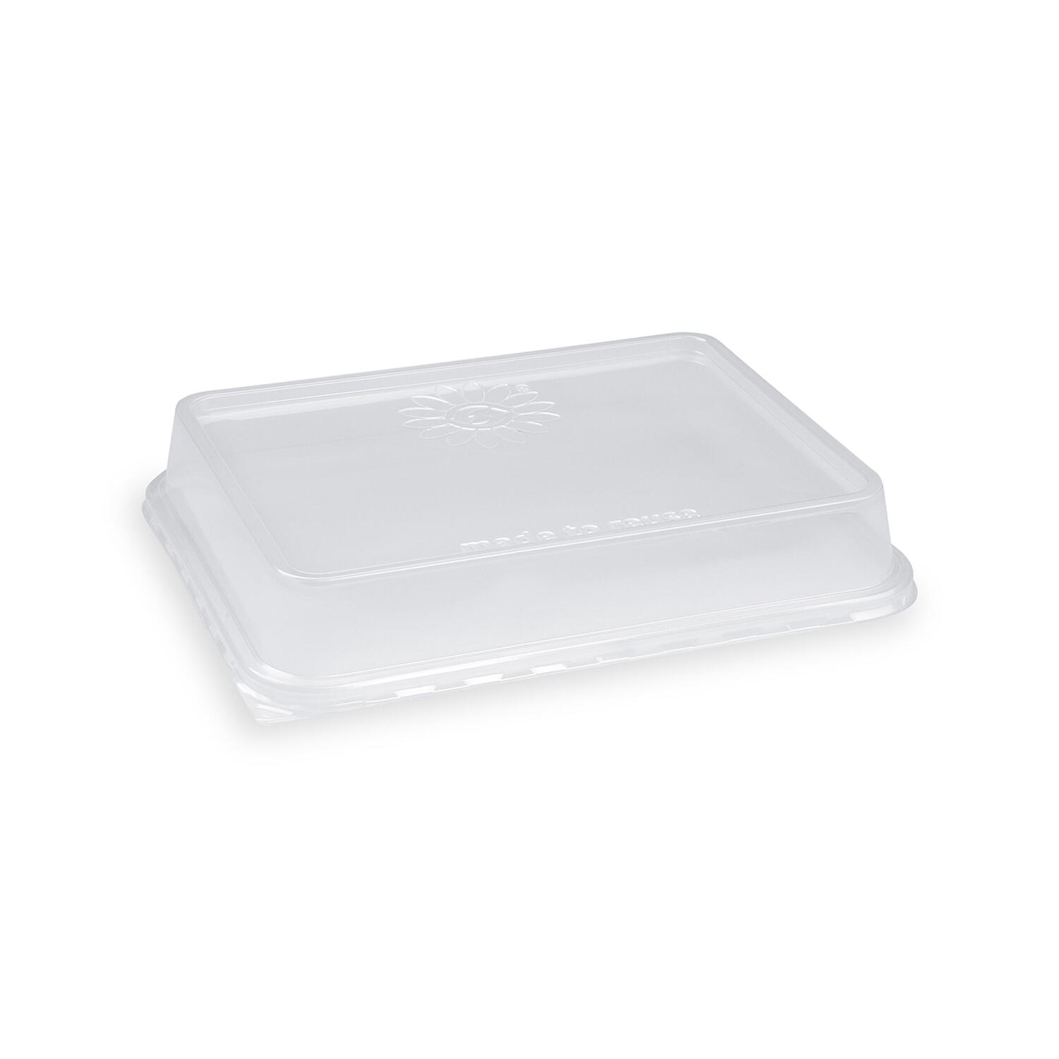 Deckel f�r Men�schalen extra stark 227x 178x 37mm transparent, 20 Stk.