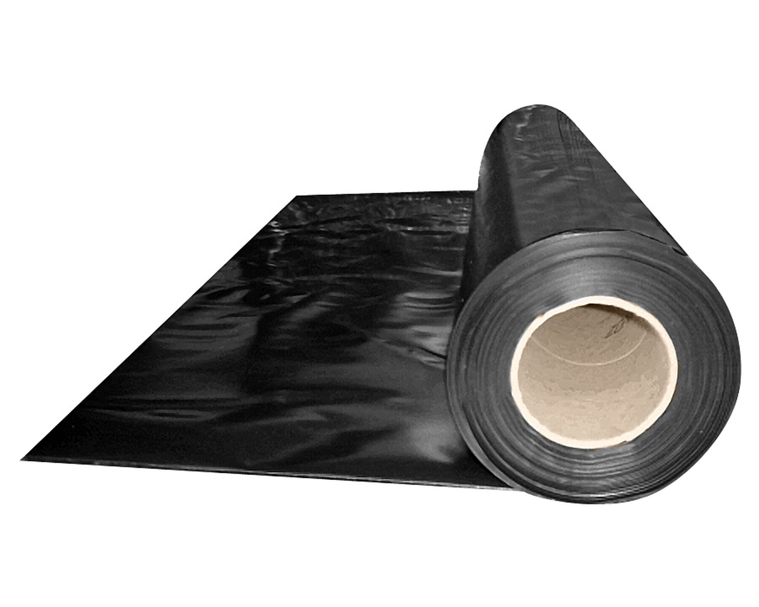 Abdeckfolie Baufolie, schwarz opak  2000mm, x 50m, 150my LDPE