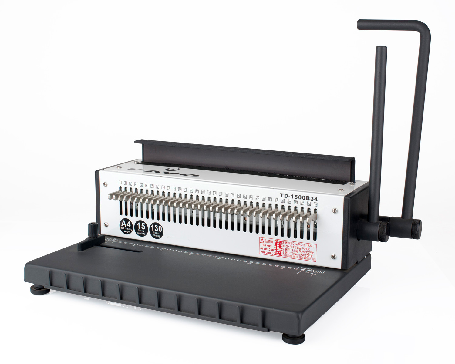 PAVO HD Wire Binder, Profi Round Punch Stanz und Drahtbindeger�t, bis 130 Blatt