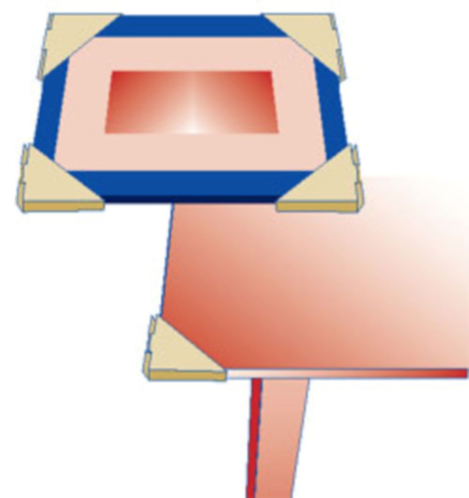 Eckenschutz-Set f�r Bilder, Spiegel, Tische, Platten,  8 Stk.