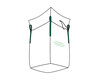 Big Bag  90 x 90 x 120 cm Typ Mineralwolle KMF mit 4 Hebeschlaufen + Schrze