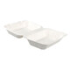 Men�boxen�aus�Bagasse,�naturwei�,�23x15cm,�25Stk.