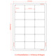 Etiketten Labels selbstklebend wei� 63.5 x 46.6mm auf DIN A4, 1800 Stk.