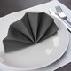 Servietten DekoStar 38 x 38 cm grau, 50 Stk.